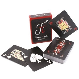 Spielkarten Final Table Black Deck