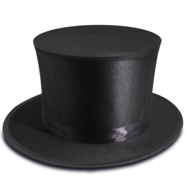 Folding Top Hat with secret pocket - Black