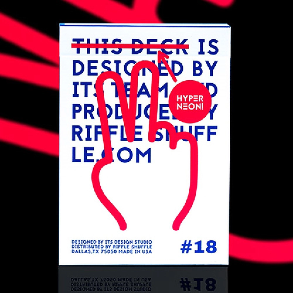 Spielkarten HYPER NEON Playing Cards by Riffle Shuffle