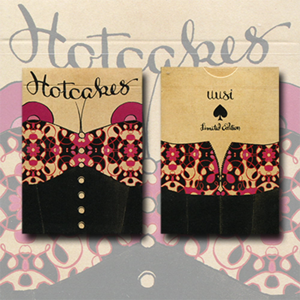 Spielkarten Limited Edition Black Hotcakes Playing Cards by Uusi