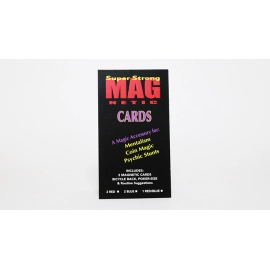 Magnetic Cards (2 pack/Blue) by Chazpro Magic.