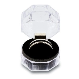 Magnetic Engraved PK Ring (Black,Deluxe) - 21 mm