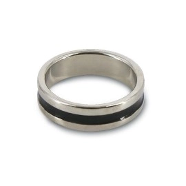 Magnetic Engraved PK Ring (Black,Deluxe) - 21 mm