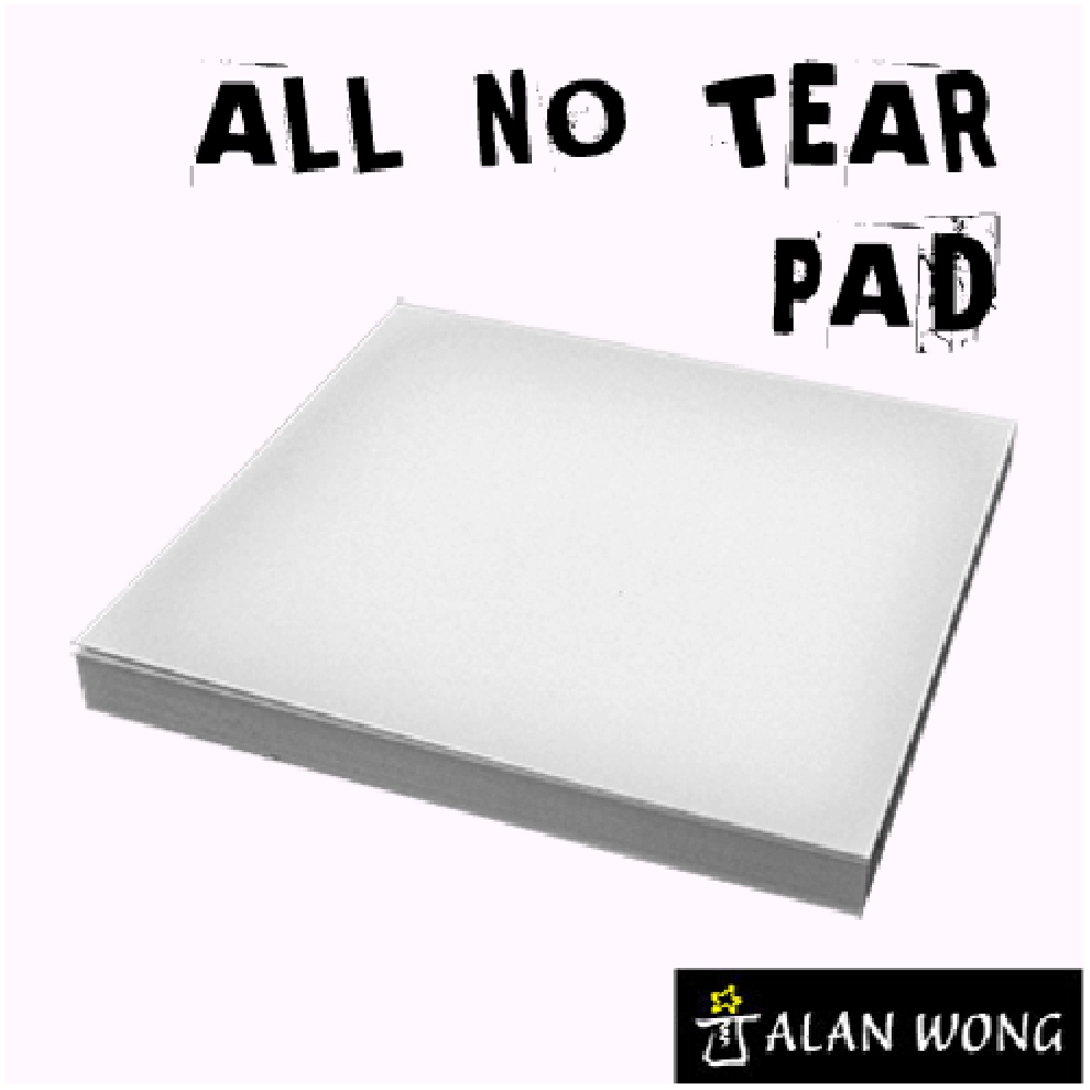 No Tear Pad (Small 3.5 X 3.5", All No Tear) by Alan Wong