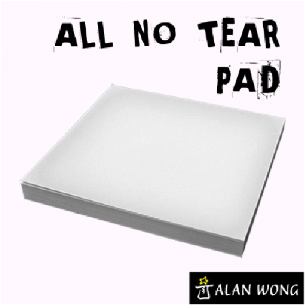 No Tear Pad (Small 9 X 9 cm, All No Tear) by Alan Wong