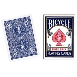 Bicycle Gaff Cards - One way forcing deck Blue  (Colored Joker only)