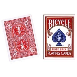 Bicycle Gaff Cards - One way forcing deck Red  (Colored Joker only)