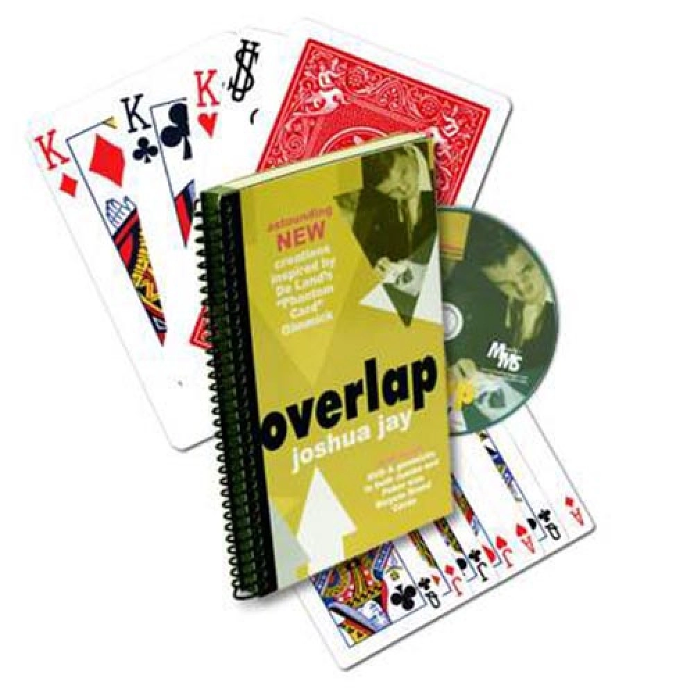Overlap (With DVD, Cards, And Jumbo Cards) by Joshua Jay - Book