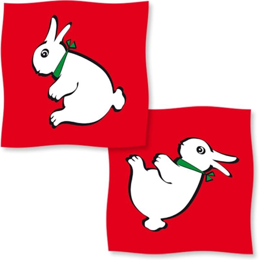 Rabbit-Duck silk - 36" - Red