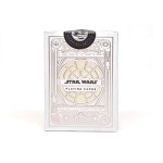 Spielkarten Star Wars Light Side Silver Edition V1 Playing Cards (White) by Theory11 - White and Gold Box