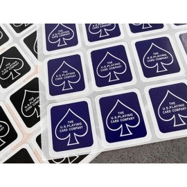 U.S.P.C.C. Deck Stickers (24 SEALS) - Black