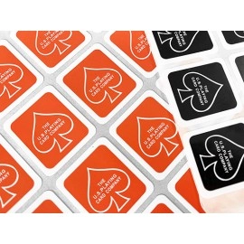 U.S.P.C.C. Deck Stickers (24 SEALS) - Black