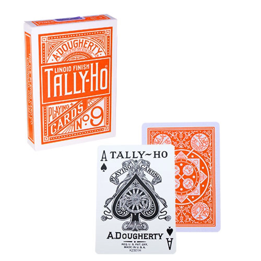 Spielkarten Tally Ho - Fan back - Arancione - Limited Edition