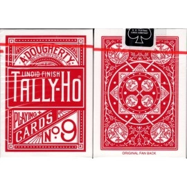 Spielkarten Tally Ho Fan Back - Red back