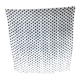 Spotted Silk 90 cm (white) by Uday
