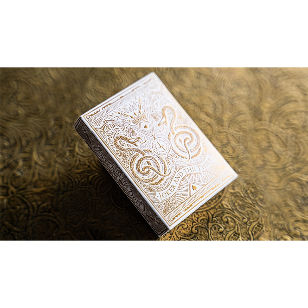 Spielkarten White Gold Edition V3 Playing Cards by Joker and the Thief