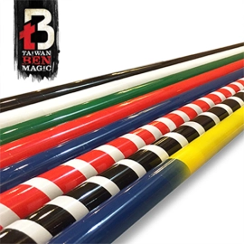 Vanishing Cane (Metal / Red) by Handsome Criss and Taiwan Ben Magic