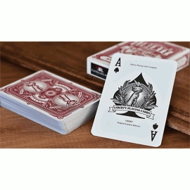 Spielkarten Liberty Playing Cards (Red) by Jackson Robinson and Gamblers Warehouse