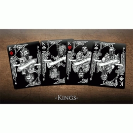Spielkarten Bicycle Middle Kingdom (Black)  Playing Cards Printed by US Playing Card Co