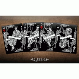 Spielkarten Bicycle Middle Kingdom (Black)  Playing Cards Printed by US Playing Card Co