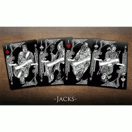 Spielkarten Bicycle Middle Kingdom (Black)  Playing Cards Printed by US Playing Card Co