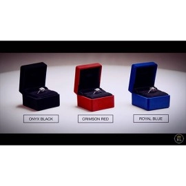 The Vanishing Ring Box Black and Red Set (Gimmick and Online Instructions) by SansMinds