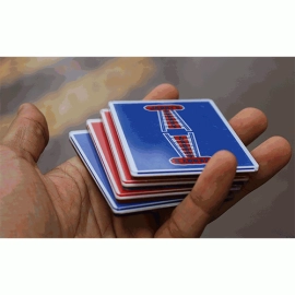 Jerry Nugget Cardistry Trainers (Blue Double Backer) by Magic Encarta -  Set of 5