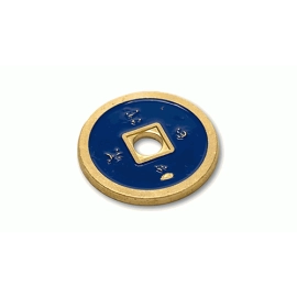Dollar Size Chinese Coin (Red and Blue) by Tango (CH039)