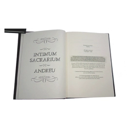 Andreu's Intimum Sacrarium (Softcover) by Andreu - Book