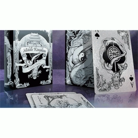 Spielkarten Middle Kingdom (Silver) Playing Cards Printed by US Playing Card Co