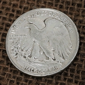 Walking Liberty Half Dollar Single Coin (1943 - Ungimmicked)