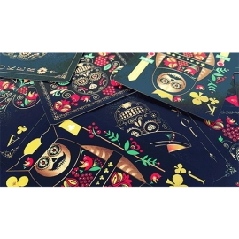 Spielkarten Calaveras de Azúcar Black Edition Playing Cards Printed by USPCC