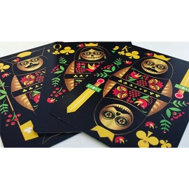 Spielkarten Calaveras de Azúcar Black Edition Playing Cards Printed by USPCC