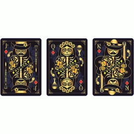 Spielkarten Calaveras de Azúcar Blue Edition Playing Cards Printed by USPCC