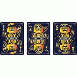 Spielkarten Calaveras de Azúcar Blue Edition Playing Cards Printed by USPCC