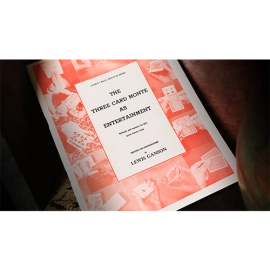 The Three Card Monte as Entertainment by Lewis Ganson - Book