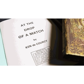 At the Drop of a Match by Ken De Courcy - Book