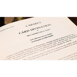 Cabaret Card Divination by Billy McComb and Ken de Courcy - Book