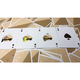 Spielkarten Burger Playing Cards Created by FLAMINKO Playing Cards