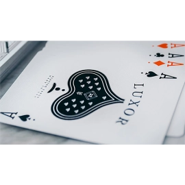 Spielkarten Limited Edition White Luxor Playing Cards by Toomas Pintson