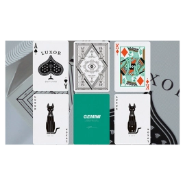 Spielkarten Limited Edition White Luxor Playing Cards by Toomas Pintson