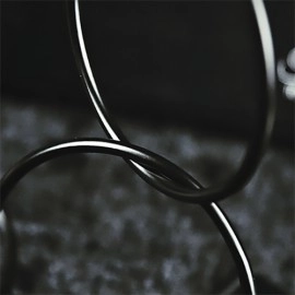 Linking Rings (Black - 10 cm) cm by TCC