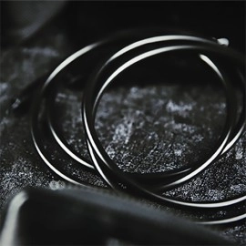 Linking Rings (Black - 10 cm) cm by TCC