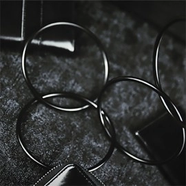 Linking Rings (Black - 10 cm) cm by TCC