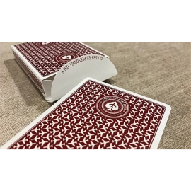 Spielkarten Premier Edition in Restricted Red by Jetsetter Playing Cards