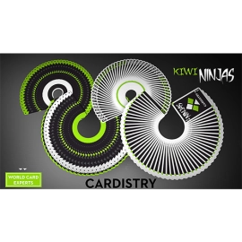 Spielkarten Cardistry Kiwi Ninjas (Green) Playing Cards by World Card Experts