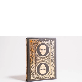 Spielkarten Superior Skull & Bones V2 (Black/Gold) Playing Cards by Expert Playing Card Co.