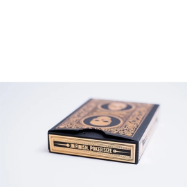 Spielkarten Superior Skull & Bones V2 (Black/Gold) Playing Cards by Expert Playing Card Co.