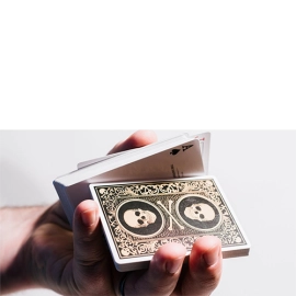 Spielkarten Superior Skull & Bones V2 (Black/Gold) Playing Cards by Expert Playing Card Co.