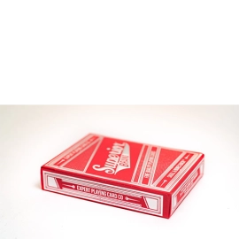 Spielkarten Superior Skull & Bones V2 (Red/Silver) Playing Cards by Expert Playing Card Co.